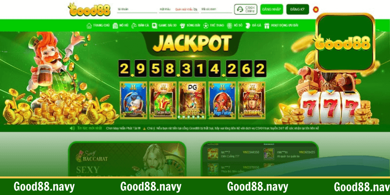 Dịch vụ chơi game trực tuyến hàng đầu Good88