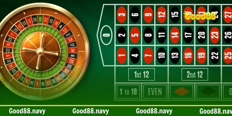 Nhiều cách chơi Roulette tại nhà cái Good88